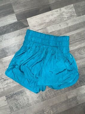 FP Movement by Free People Teal High-Rise Athletic Shorts